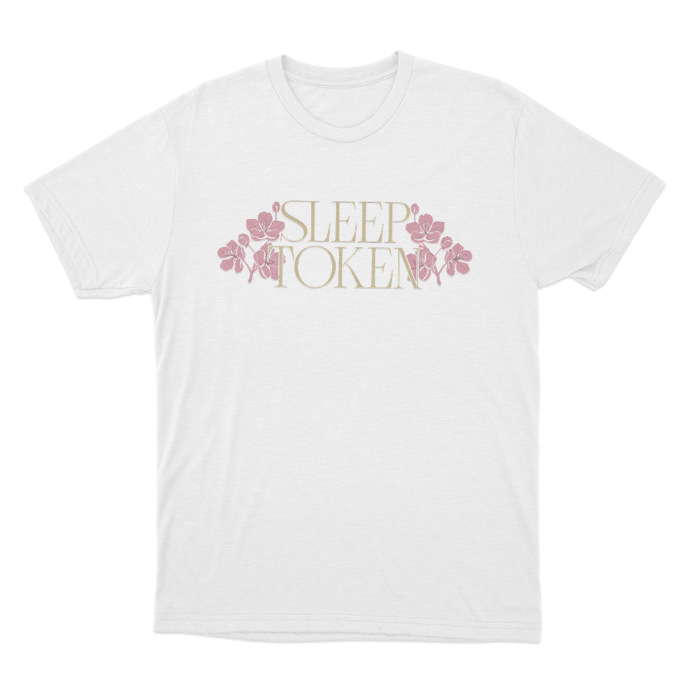 EIA Tour Puff Logo Flower Unisex T Shirt White EIA Tour Puff Logo Flower Unisex T Shirt White