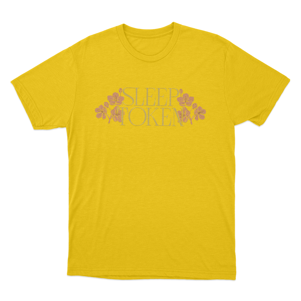 EIA Tour Puff Logo Flower Unisex T Shirt Yellow EIA Tour Puff Logo Flower Unisex T Shirt Yellow