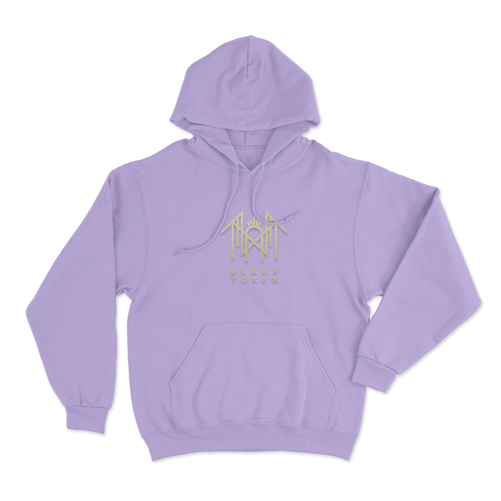 Sleep Token Gold Logo Unisex Hoodie Purple Sleep Token Gold Logo Unisex Hoodie Purple