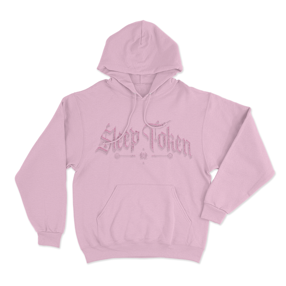 Sleep Token Shackled Logo Unisex Hoodie Pink Sleep Token Shackled Logo Unisex Hoodie Pink