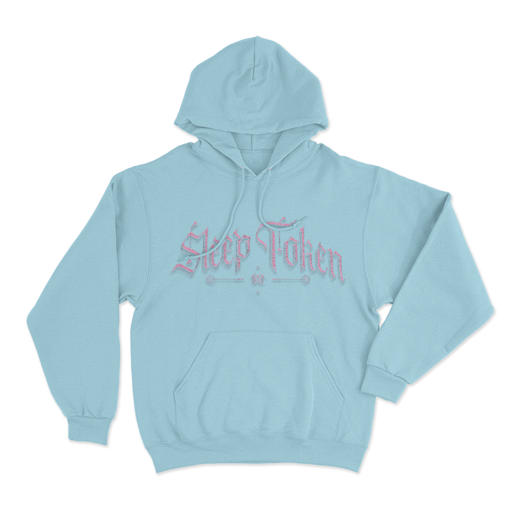 Sleep Token Shackled Logo Unisex Hoodie Sky Blue Sleep Token Shackled Logo Unisex Hoodie Sky Blue