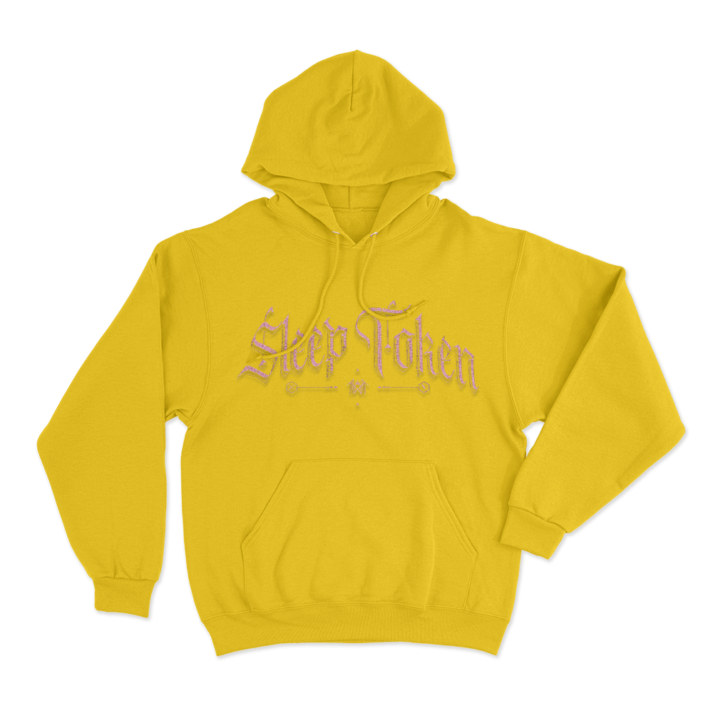 Sleep Token Shackled Logo Unisex Hoodie Yellow Sleep Token Shackled Logo Unisex Hoodie Yellow